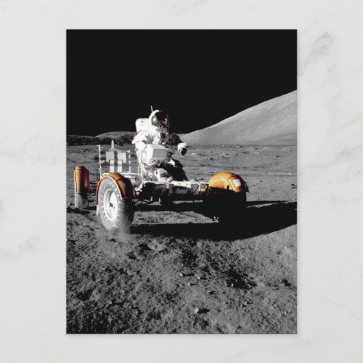 Lunar Rover, Apollo 17 Briefkaart (Voorkant)