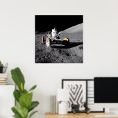 Lunar Rover, Apollo 17 Poster (Thuiskantoor)