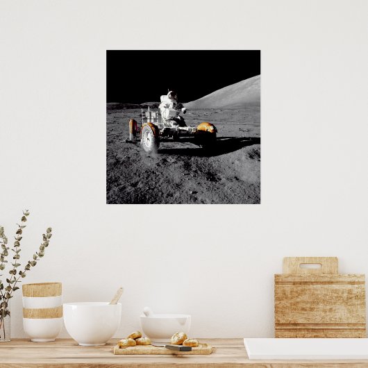 Lunar Rover, Apollo 17 Poster (Keuken)