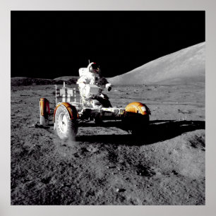 Lunar Rover, Apollo 17 Poster