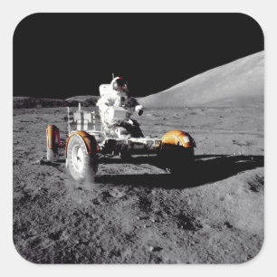 Lunar Rover, Apollo 17 Vierkante Sticker