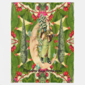  Lunar Santa Monogram Fleece Deken (Voorkant)