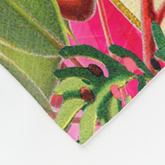  Lunar Santa Monogram Fleece Deken (Hoek)