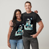 LUNAR SCOOTERIST - Leuke 2D-Cartoon van een astron T-shirt (Unisex)