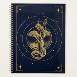 Lunar Serpent - Gouden Esoterisch Ontwerp Planner