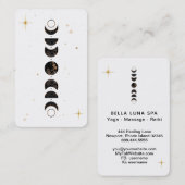 *~* Lunar Shamen . Cosmic Moon Phases Universe Visitekaartje (Voorkant / Achterkant)