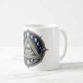 Lunar Silver Eye koffiemok (Voorkant rechts)
