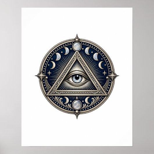 Lunar Silver Eye Poster (Voorkant)