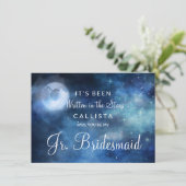 Lunar Sky Maan Wordt Mijn Junior Bruidsmeisje Voor (Staand voorkant)