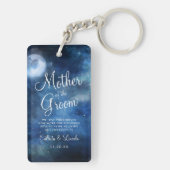 Lunar Sky Moon Naar de Moeder van de bruidegom Quo Sleutelhanger (achterkant)