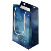 Lunar Sky Volle Maan Celestial Galaxy Bruiloft Klein Cadeauzakje (Voorkant Gekanteld)