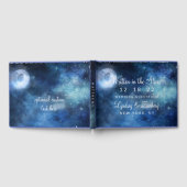 Lunar Sky Volle Maan Celestial Galaxy Sterren Brui Gastenboek (Volledig)