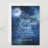 Lunar Sky Volle Maan Celestial Galaxy Sterren Brui Kaart (Voorkant)