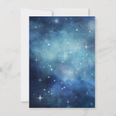 Lunar Sky Volle Maan Celestial Galaxy Sterren Brui Kaart (Achterkant)