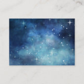 Lunar Sky Volle Maan Hemelse Bruiloft Schema Informatiekaartje (Achterkant)