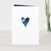 Lunar Sky Volle Maan Hemelse Huwelijksceremonie Programma (Achterkant)