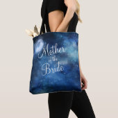 Lunar Sky Volle Maan Hemelse Moeder van de Bruid Tote Bag (Dichtbij)