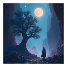 Lunar Solitude, de Wanderer's Vigil. Poster