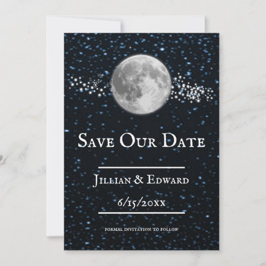 Lunar sparen de Aankondiging van de Datum (Voorkant)