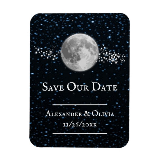 Lunar sparen de Datum Magnet Magneet (Verticaal)