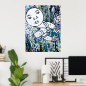 Lunar Splash Poster (Thuiskantoor)