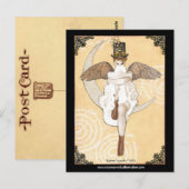 Lunar Steampunk Postcard Briefkaart (Voorkant / Achterkant)
