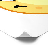 Lunar-tic Funny Astronomy Moon Pun Poster (Hoek)