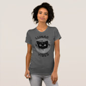 Lunar Vibes Kat + Maan T-shirt (Voorkant volledig)