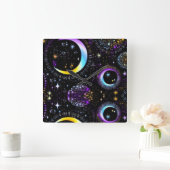 Lunar Vierkante Klok (Huis)