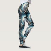 Lunar Vigil: De witte sneeuwuil Leggings (Rechts)