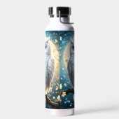 Lunar Vigil: De witte sneeuwuil Waterfles (Links)