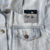 Lunar-voertuig Vierkante Button 5,1 Cm (In situ)