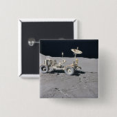 Lunar-voertuig Vierkante Button 5,1 Cm (Voorkant /achterkant)