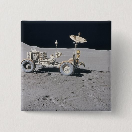 Lunar-voertuig Vierkante Button 5,1 Cm (Voorkant)