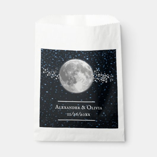 Lunar Wedding Favor Bags Bedankzakje (Voorkant)