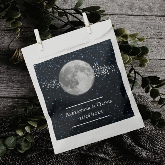 Lunar Wedding Favor Bags Bedankzakje