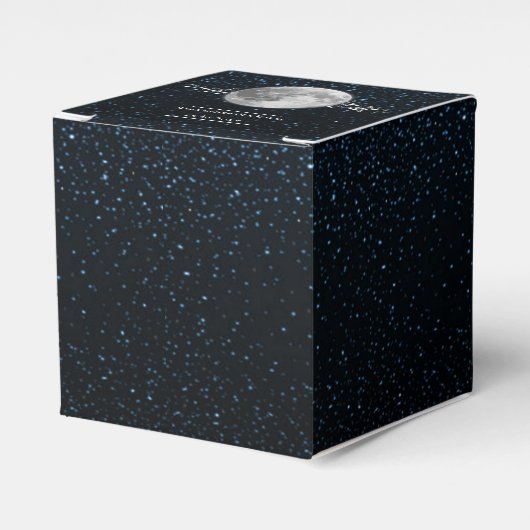 Lunar Wedding Favor Box Bedankdoosjes (Voorkant Zijde)