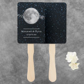 Lunar Wedding Favor Hand Fan Handwaaier