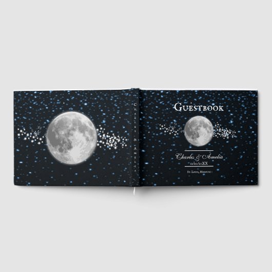 Lunar Wedding Guestbook Gastenboek (Volledig)