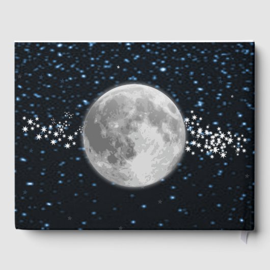 Lunar Wedding Guestbook Gastenboek (Achterkant)