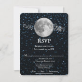 Lunar Wedding RSVP Kaart (Voorkant)