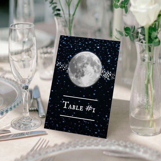 Lunar Wedding Table Kaart