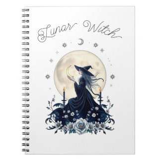 Lunar Witch Celestial Art Persoonlijk Notitieboek