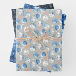 Lunar Witch Set van 3 Inpakpapier Vel