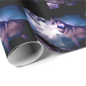 Lunar wolf cadeaupapier (Rol Hoek)