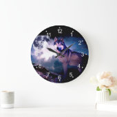 Lunar wolf grote klok (Huis)