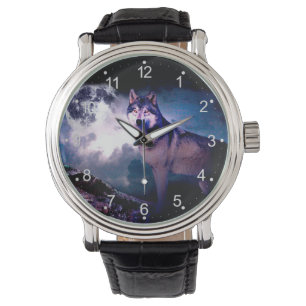 Lunar wolf horloge