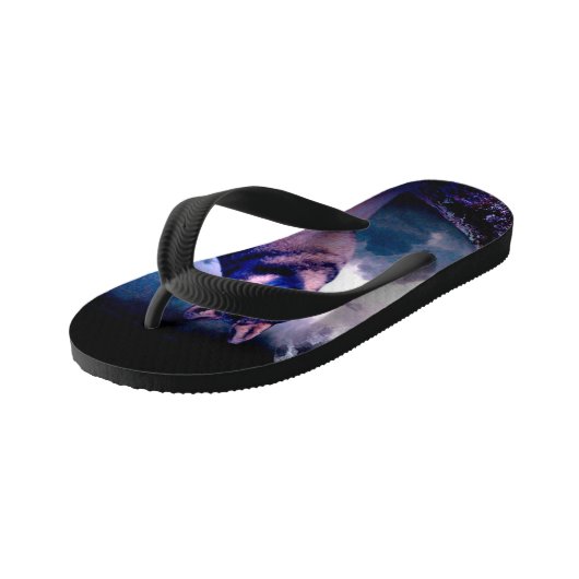 Lunar wolf kinder teenslippers (Schuin)