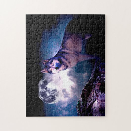 Lunar wolf legpuzzel (Verticaal)