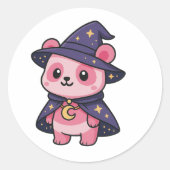 Lunaria, de Maantovenares Ronde Sticker (Voorkant)